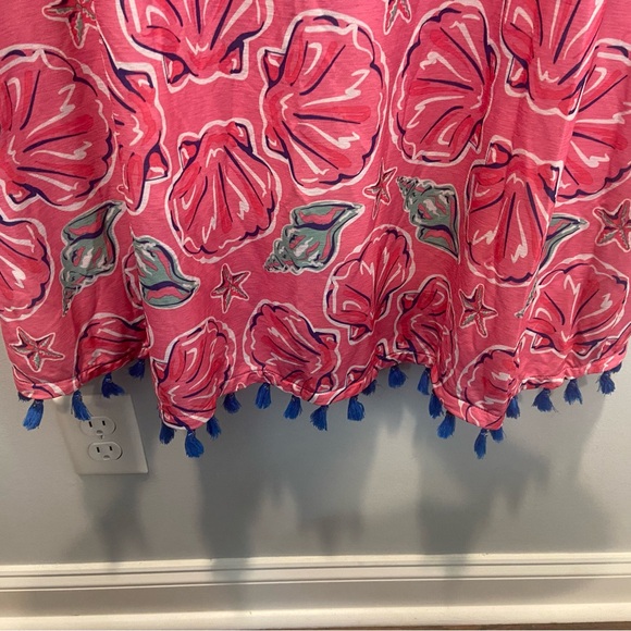 Simply Southern Pink and Blue Floral Dress - Picture 5 of 8